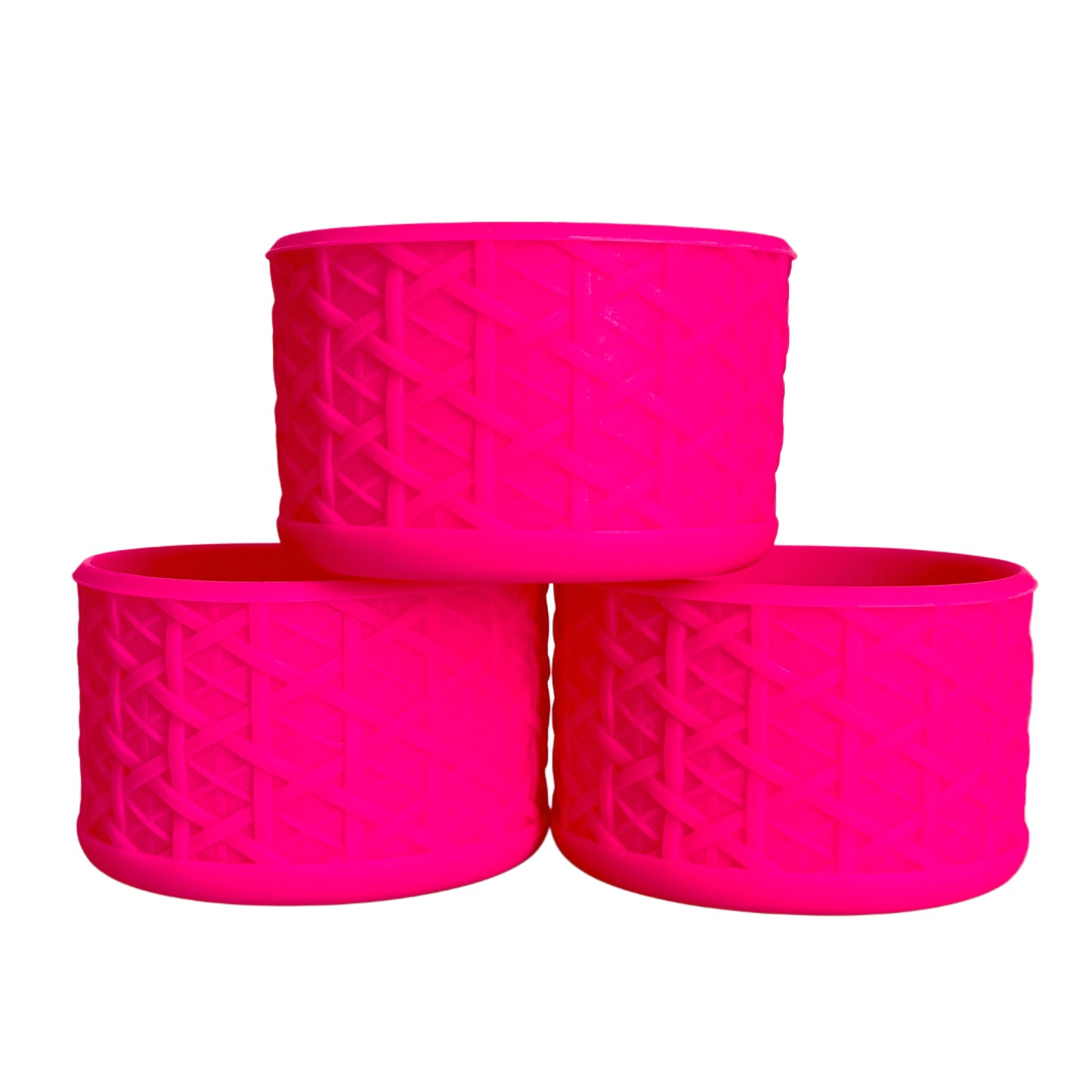 Botte en silicone tissée rose Malibu