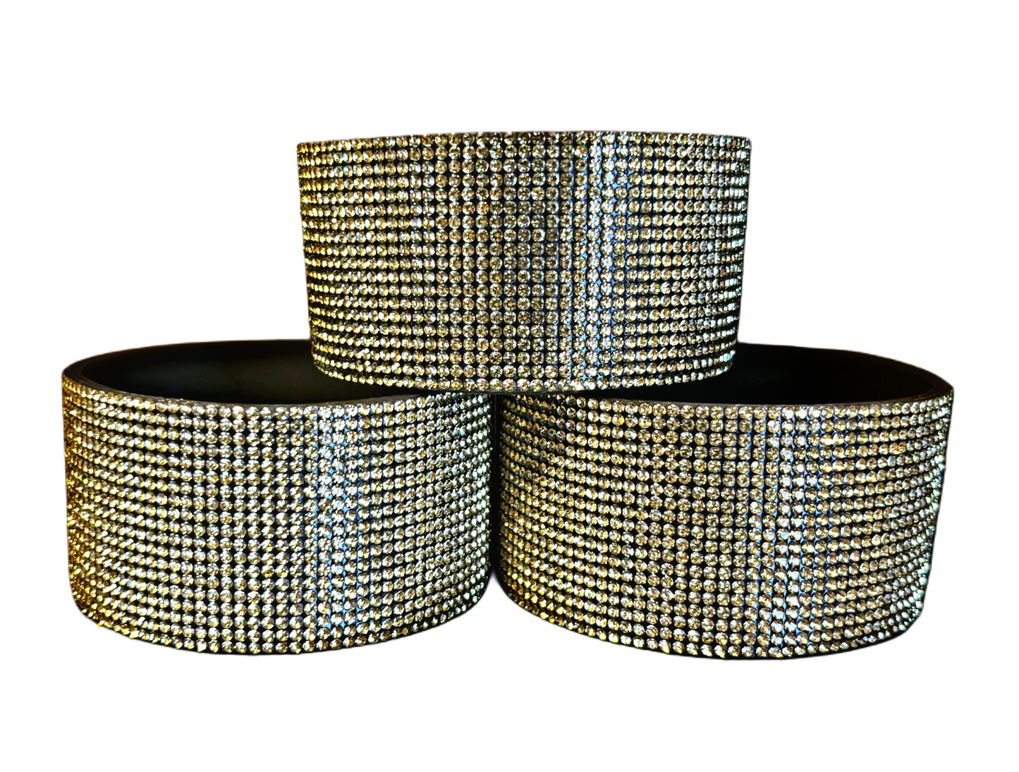 Botte Bling en Silicone avec Strass Doré