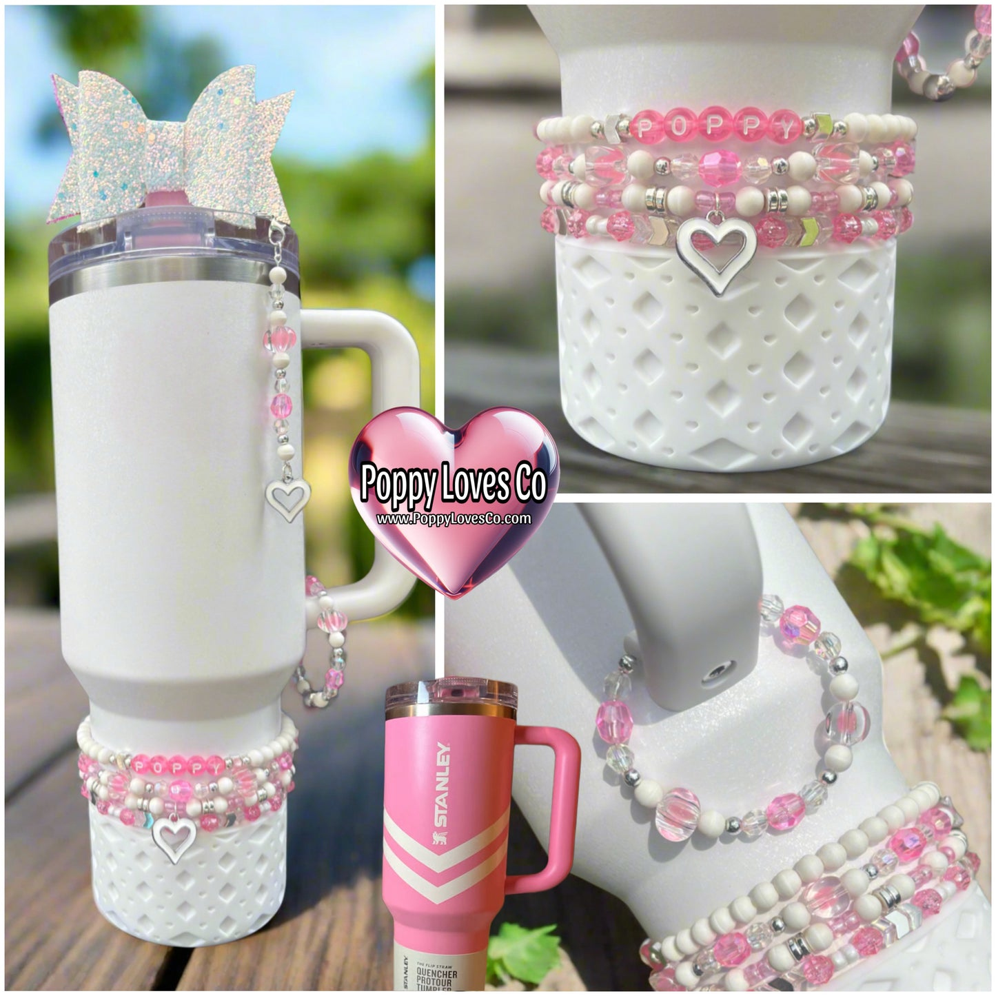NEW Plumeria Chevron Accessories {Add your name to top row bracelet!} See Description for Details.