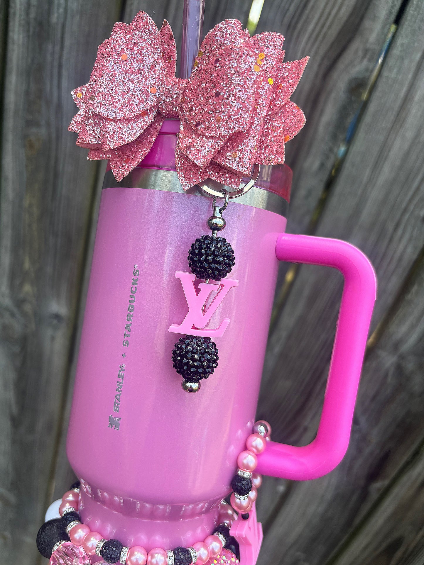 Pink & Black Designer Inspired Accessories