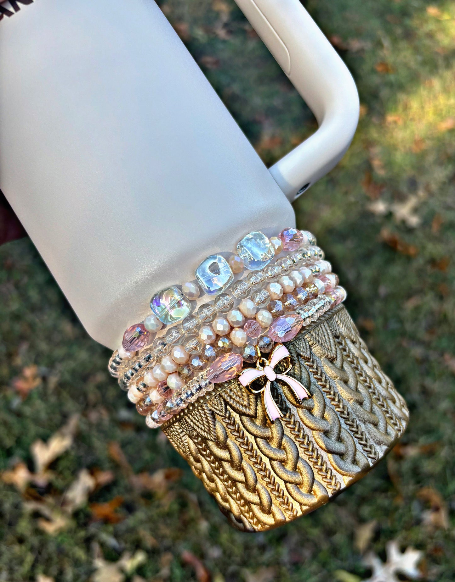 Bracelets en sucre doré
