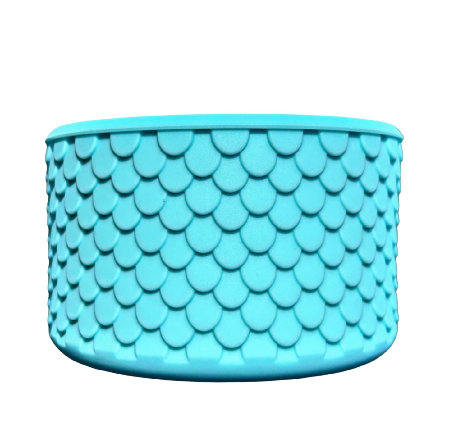Botte en silicone à écailles de sirène Aqua. Accessoires de la Coupe Stanley