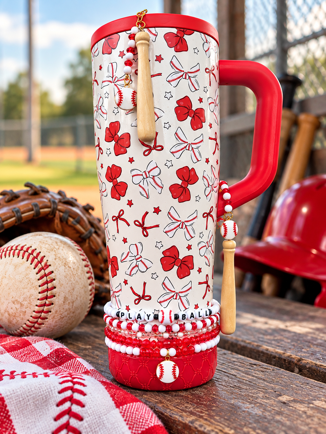 Ball Park Social Dangle Charm