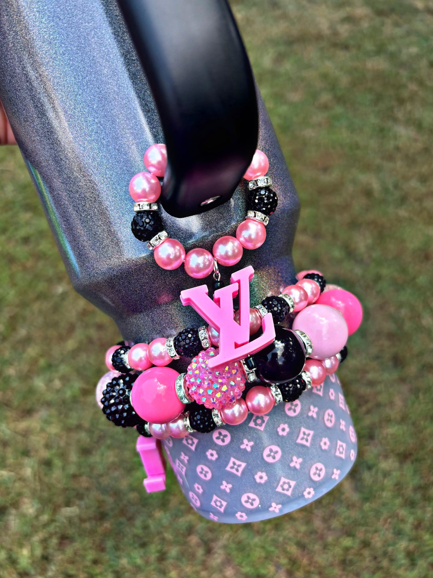 Pink & Black Designer Inspired Accessories