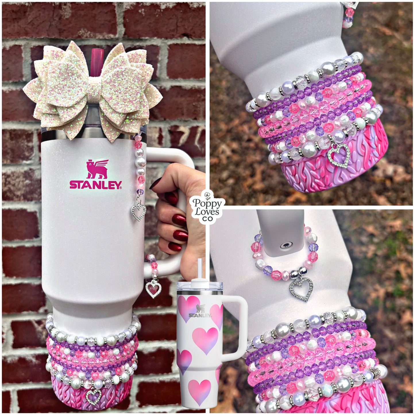 Frosted Heart Gradient Accessories