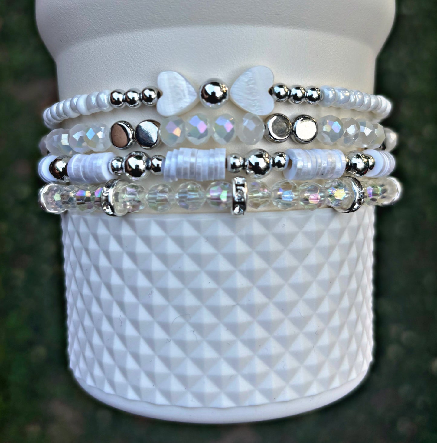 Bracelets en forme de coupe de perles