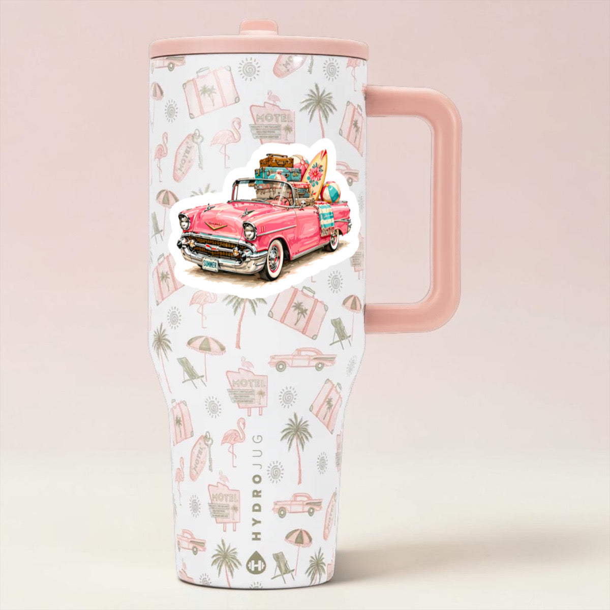 Pink Car Magnet