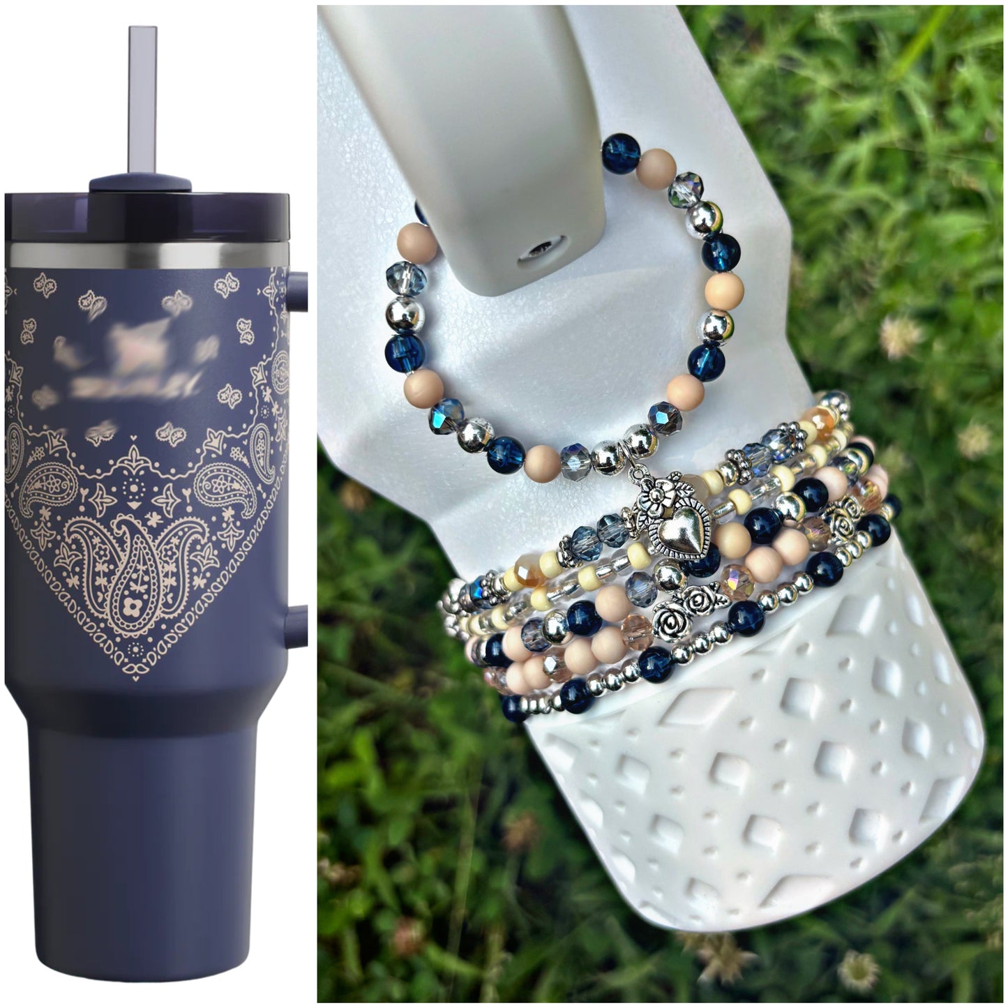 Blue Corn Paisley Accessories