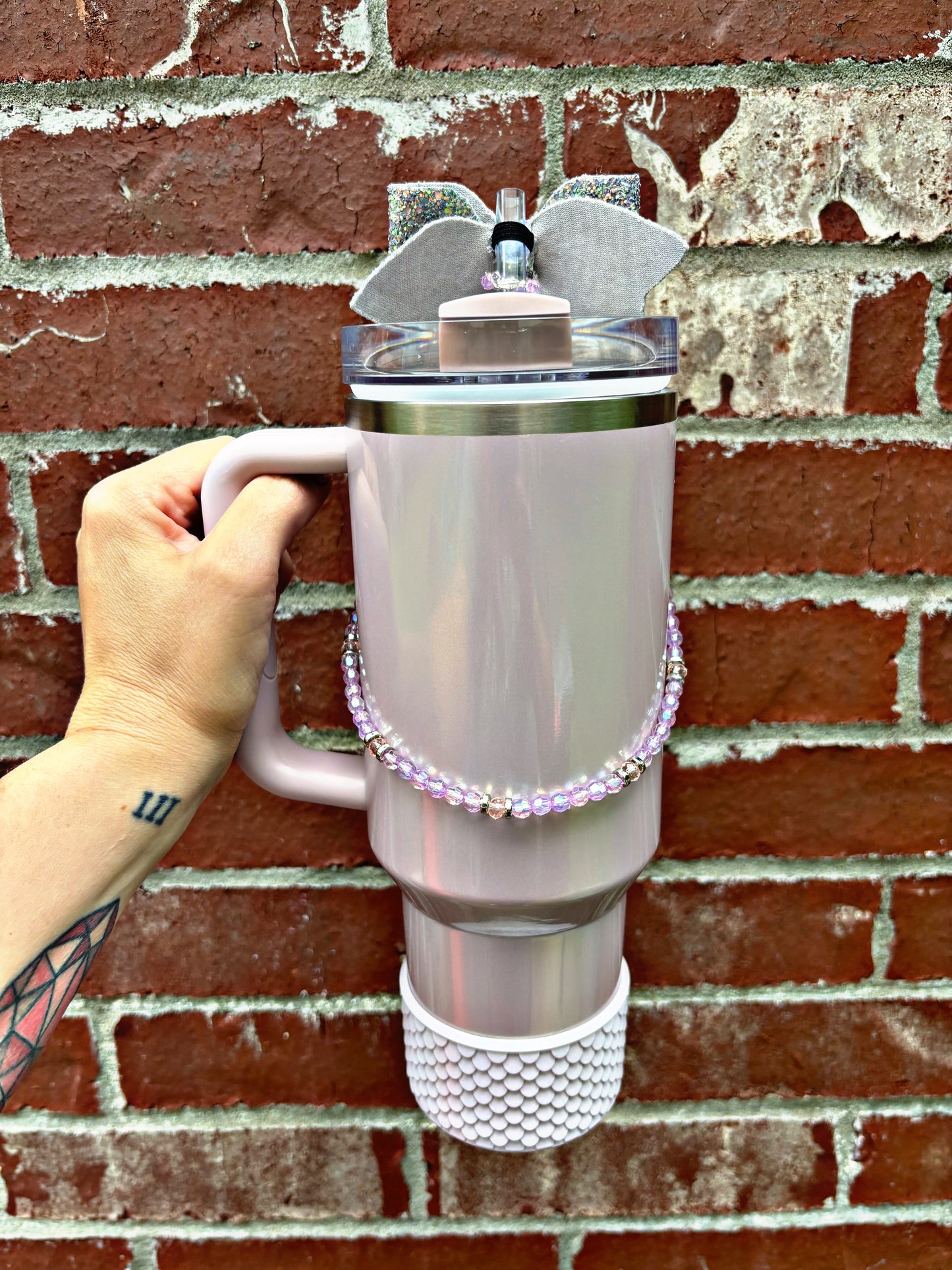 Collier coupe scintillante Aster ou Orchid. Accessoires Stanley Cup.