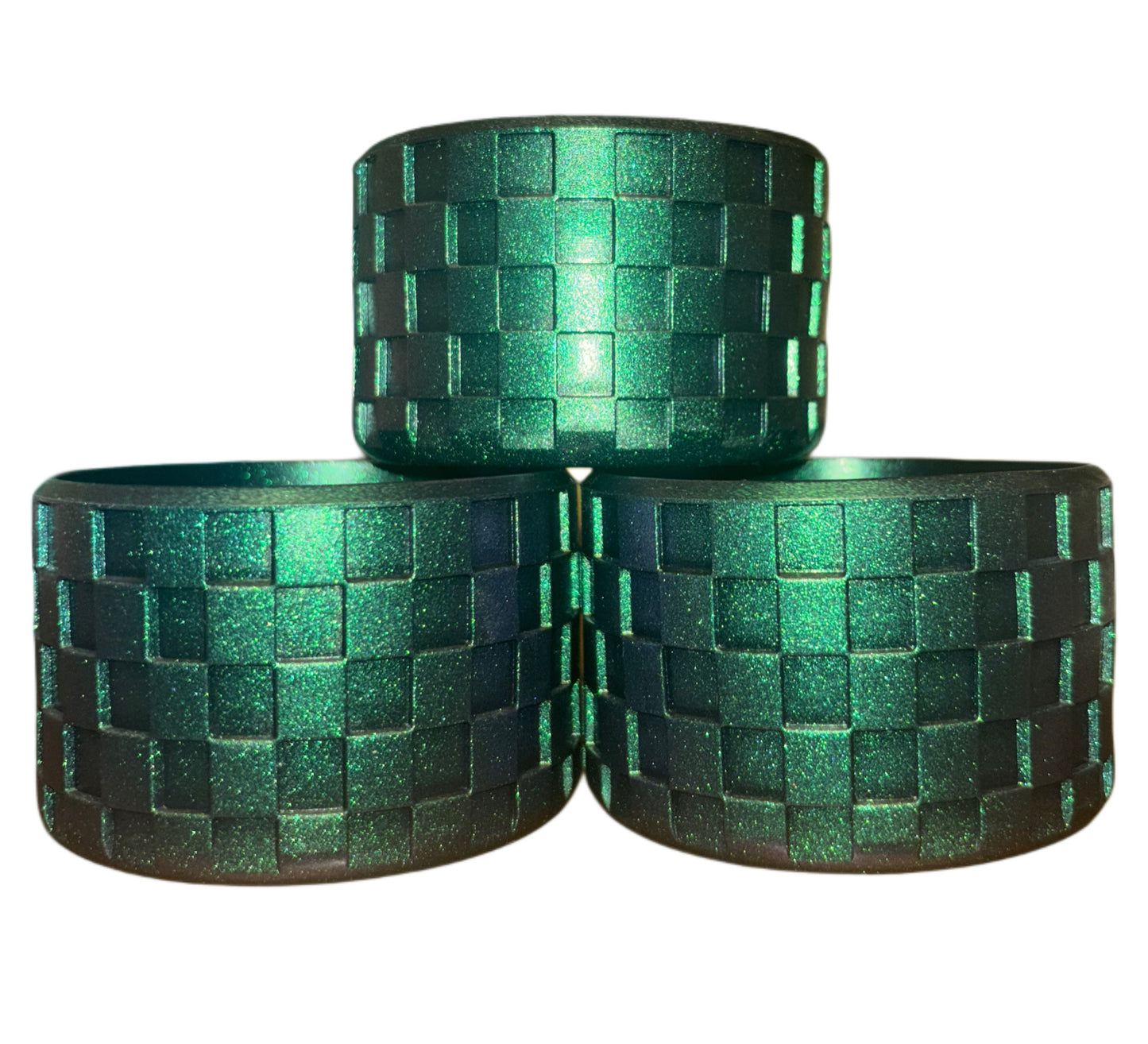 Botte en silicone à texture à carreaux Chroma Shimmer