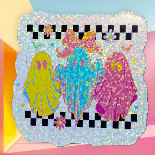 Neon Ghost Trio Magnet