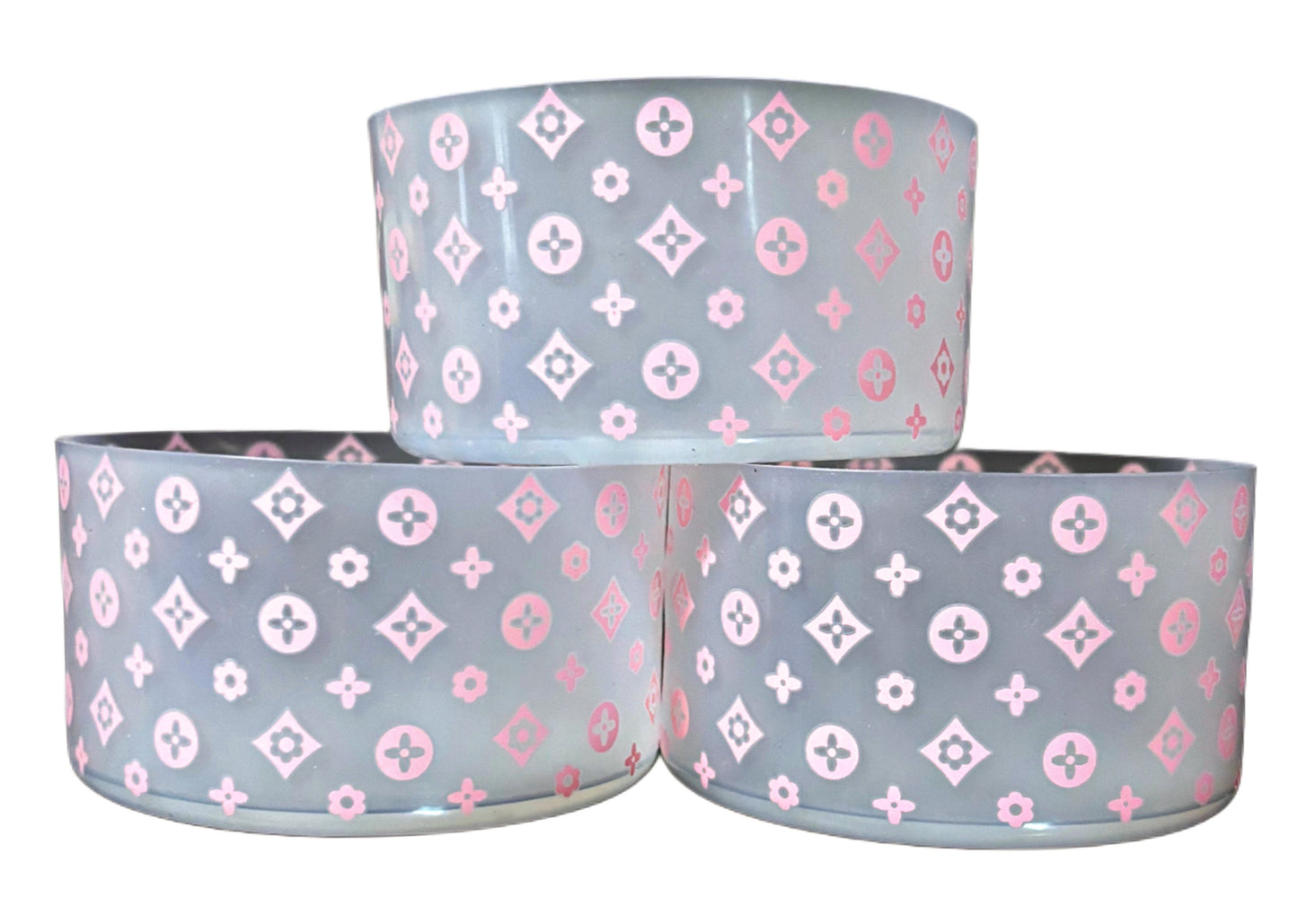 Botte en silicone transparente LUX rose bébé