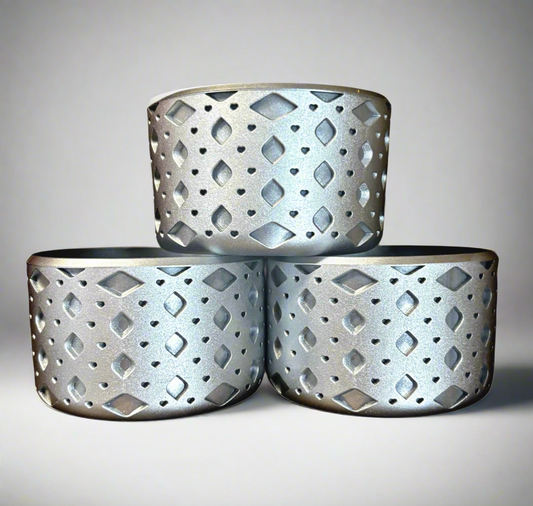 Metallic Silver || The Pop Silicone Boot