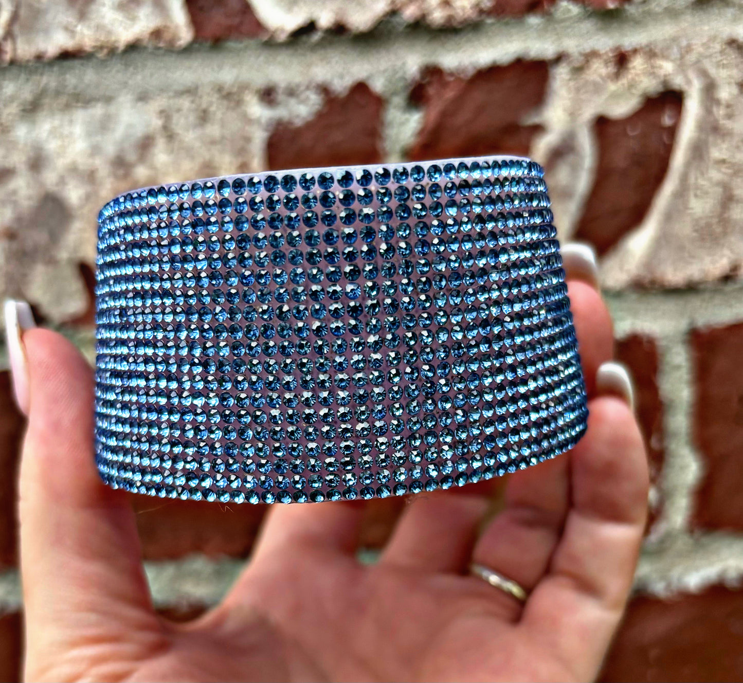 Botte Bling en Silicone avec Strass Lavande