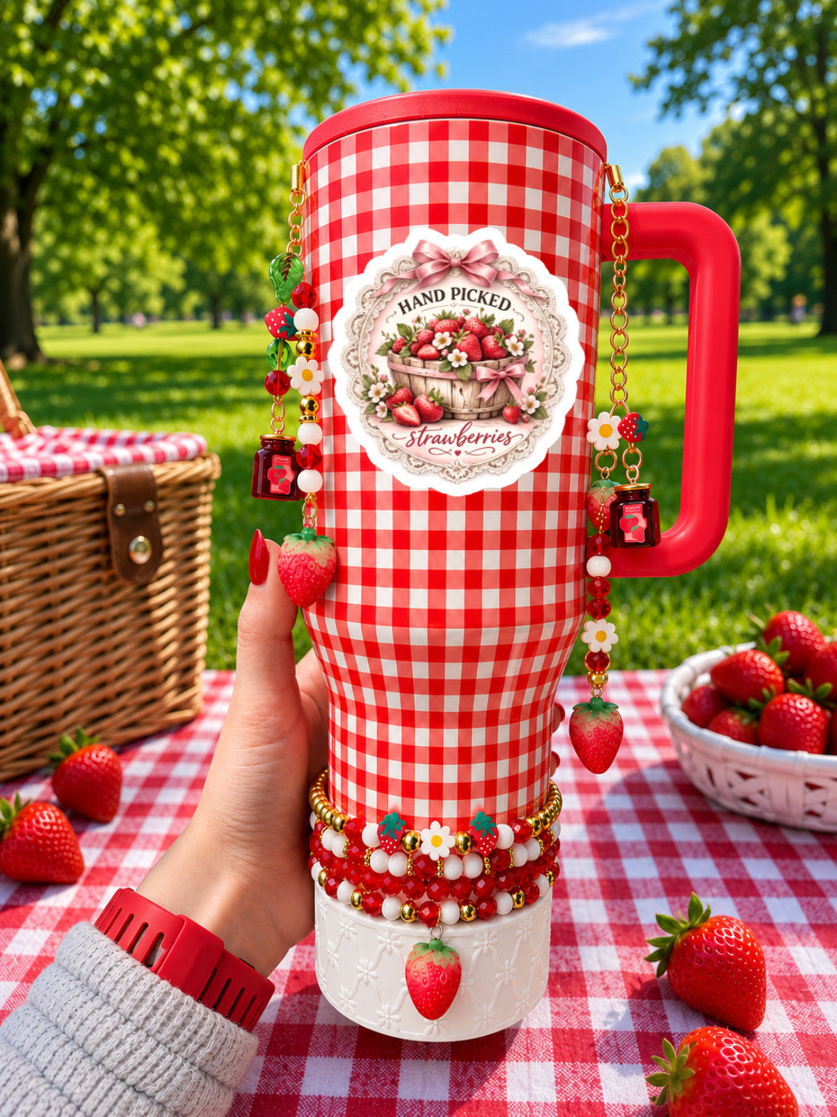 Summer Picnic Magnetic Handle Charm