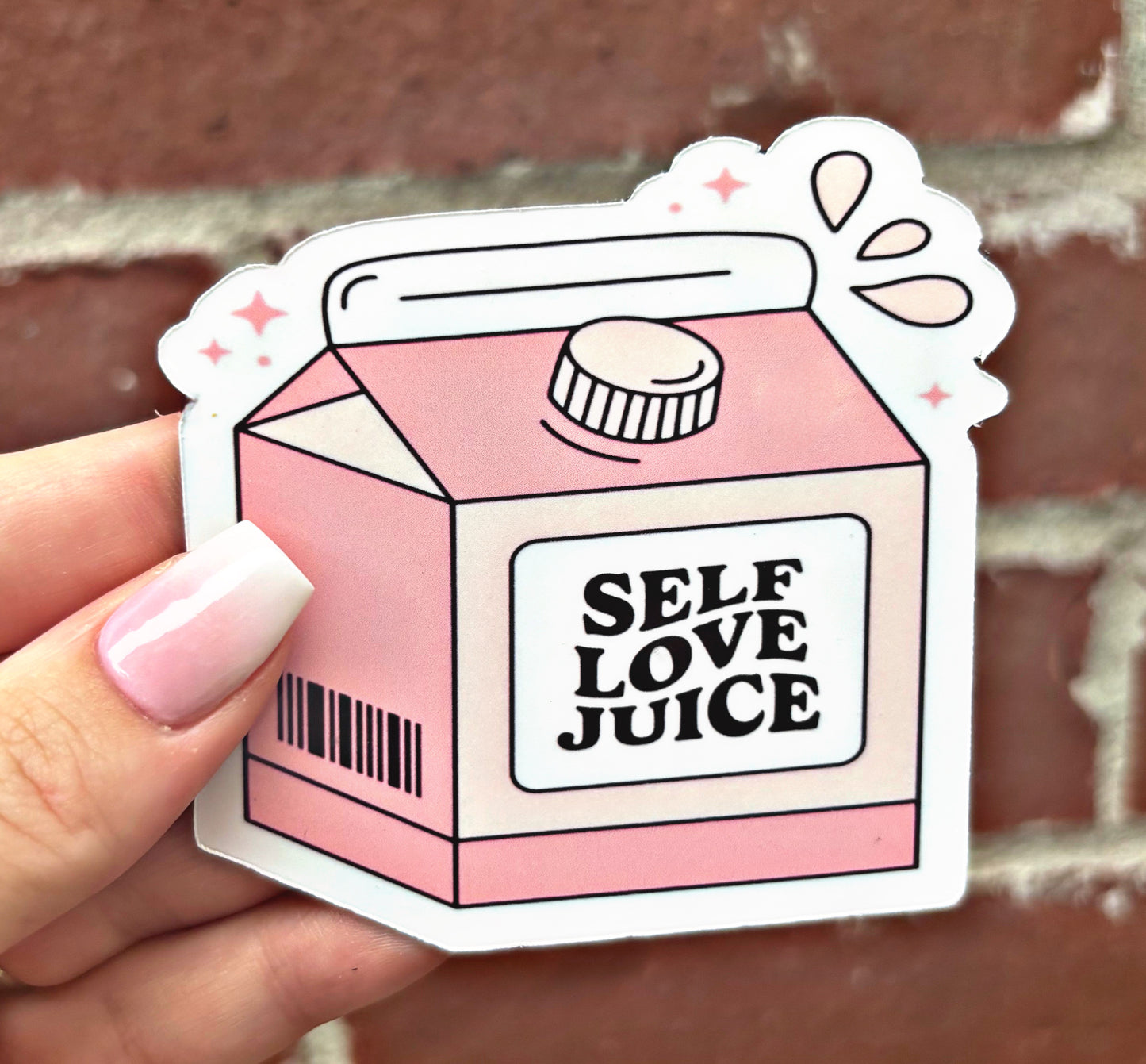 Aimant pour gobelet à jus Self Love