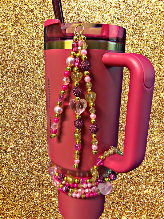 Paille Starbucks rose baies