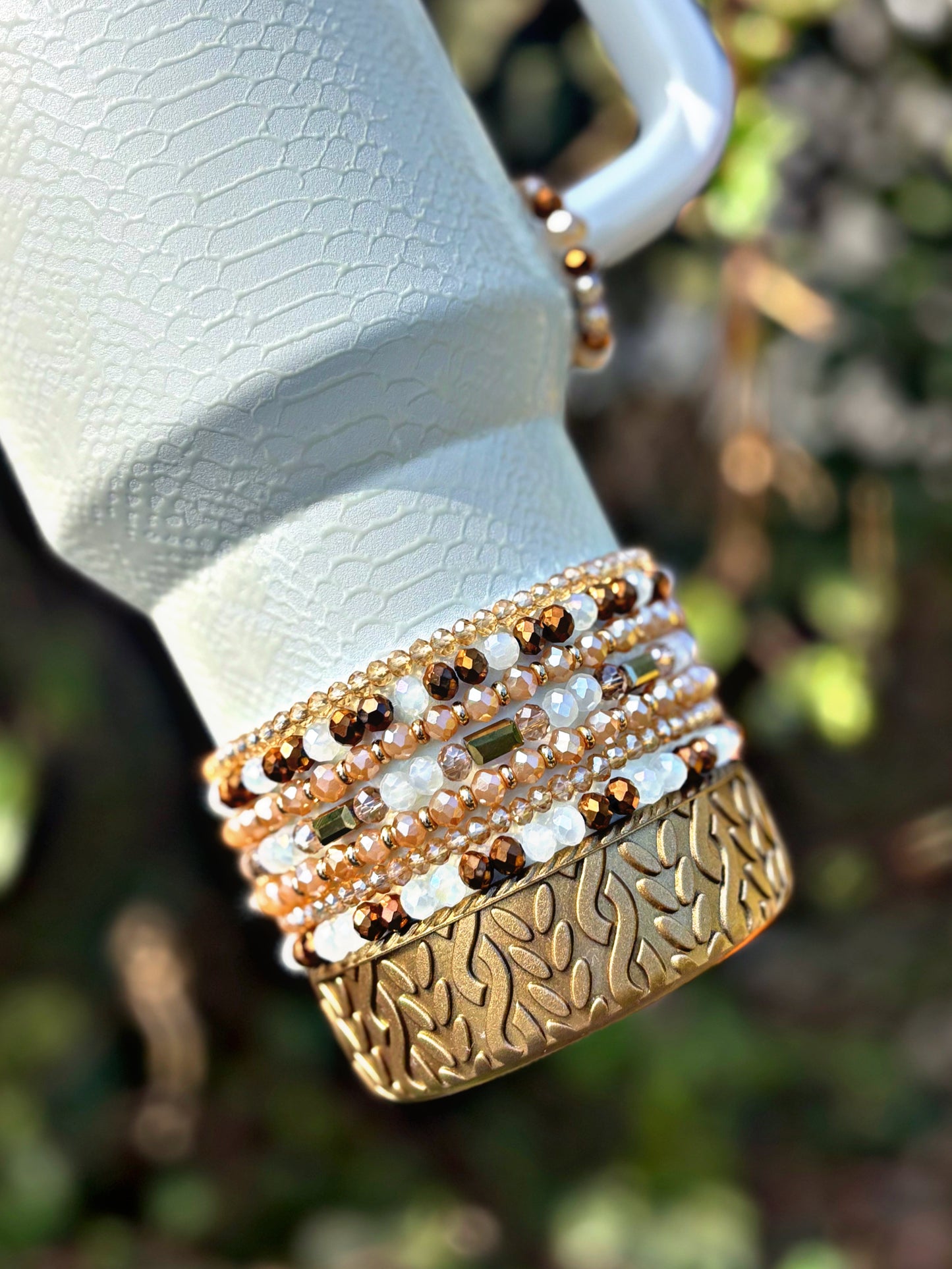 Luxe Snake White Accessories