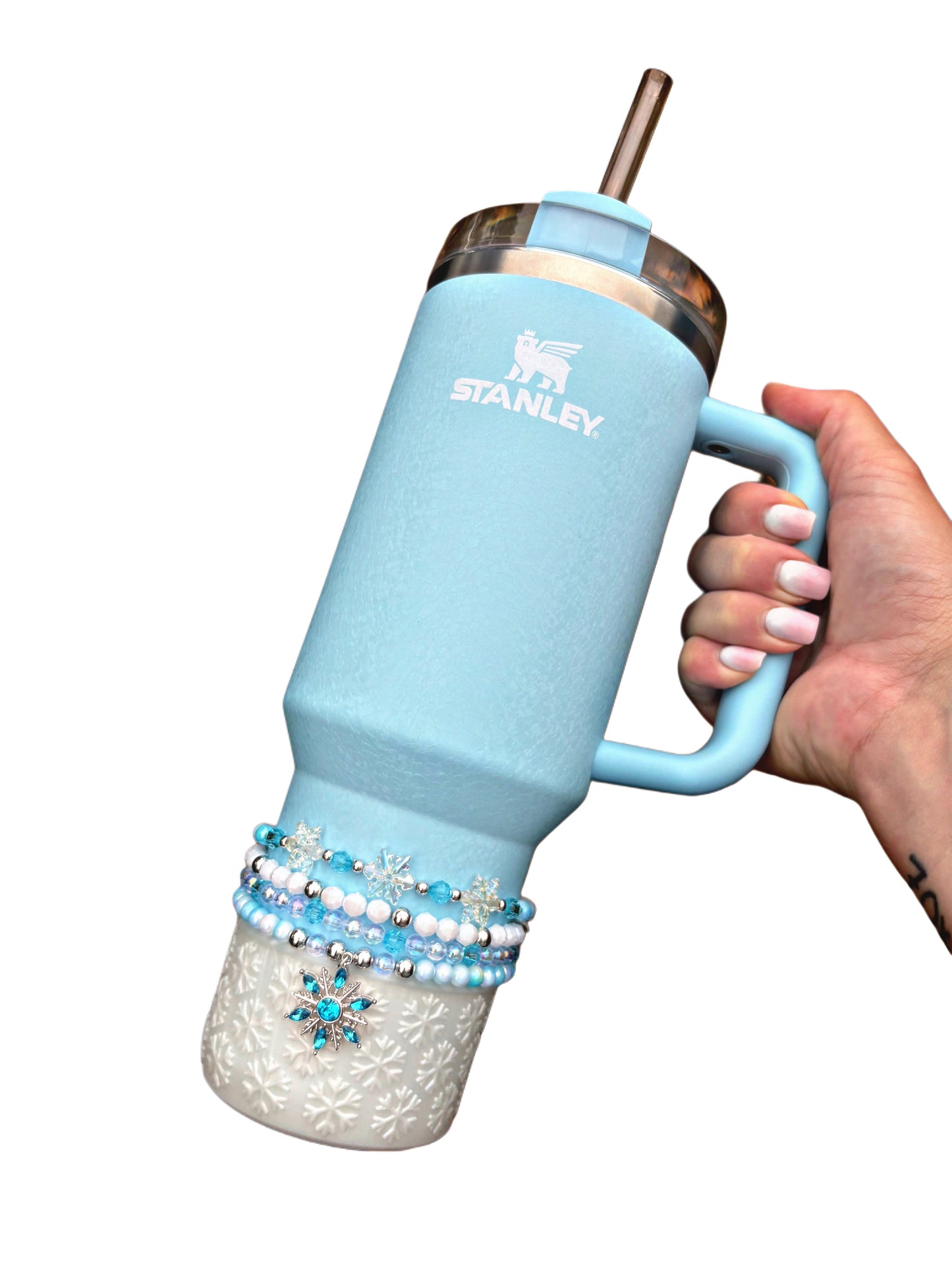 Bracelets Crush Cup bleu poudre