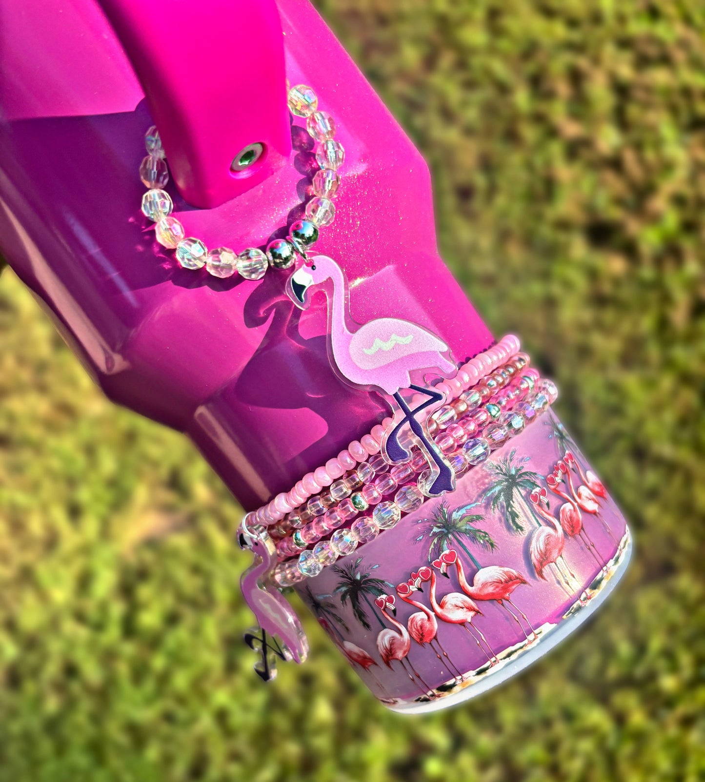 Pink Flamingo Accessories (See description for FREE boot)