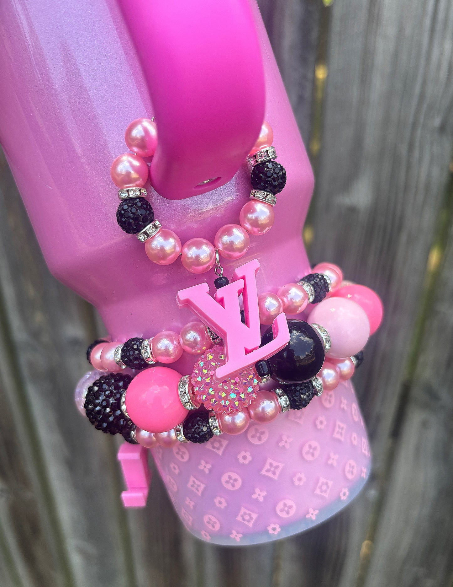 Pink & Black Designer Inspired Accessories