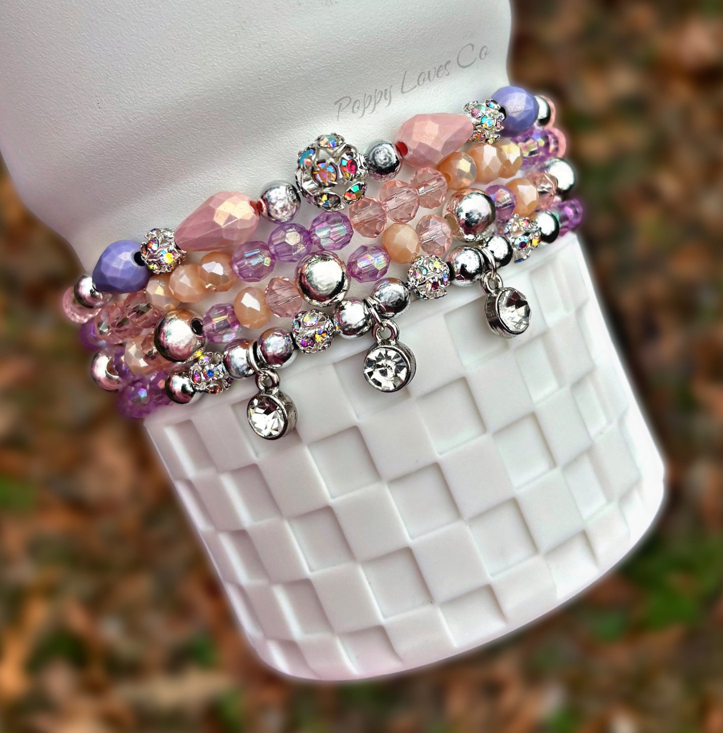 Bracelets en forme de coupe avec mouvement de pétales de rose
