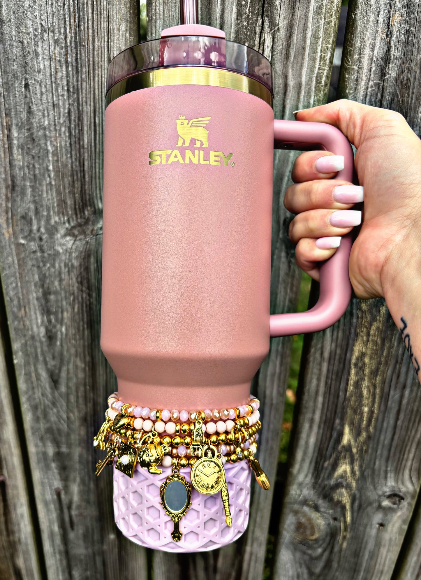 Antique Pink Cup Bracelets Fall Refresh