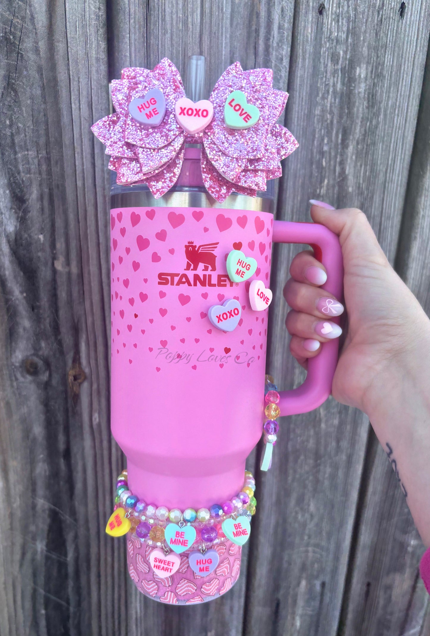 Bracelets Conversation Hearts Cup {Les couleurs et les dictons peuvent varier}