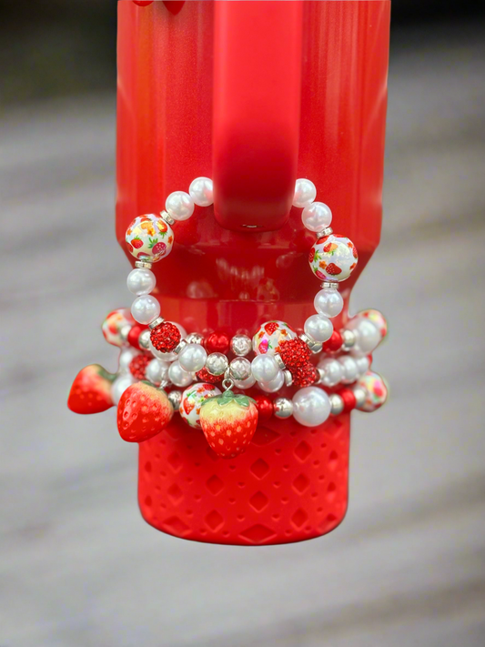 Breloque à poignée XL Berry Truffle {NOUVEAU design avec fermoir mousqueton}
