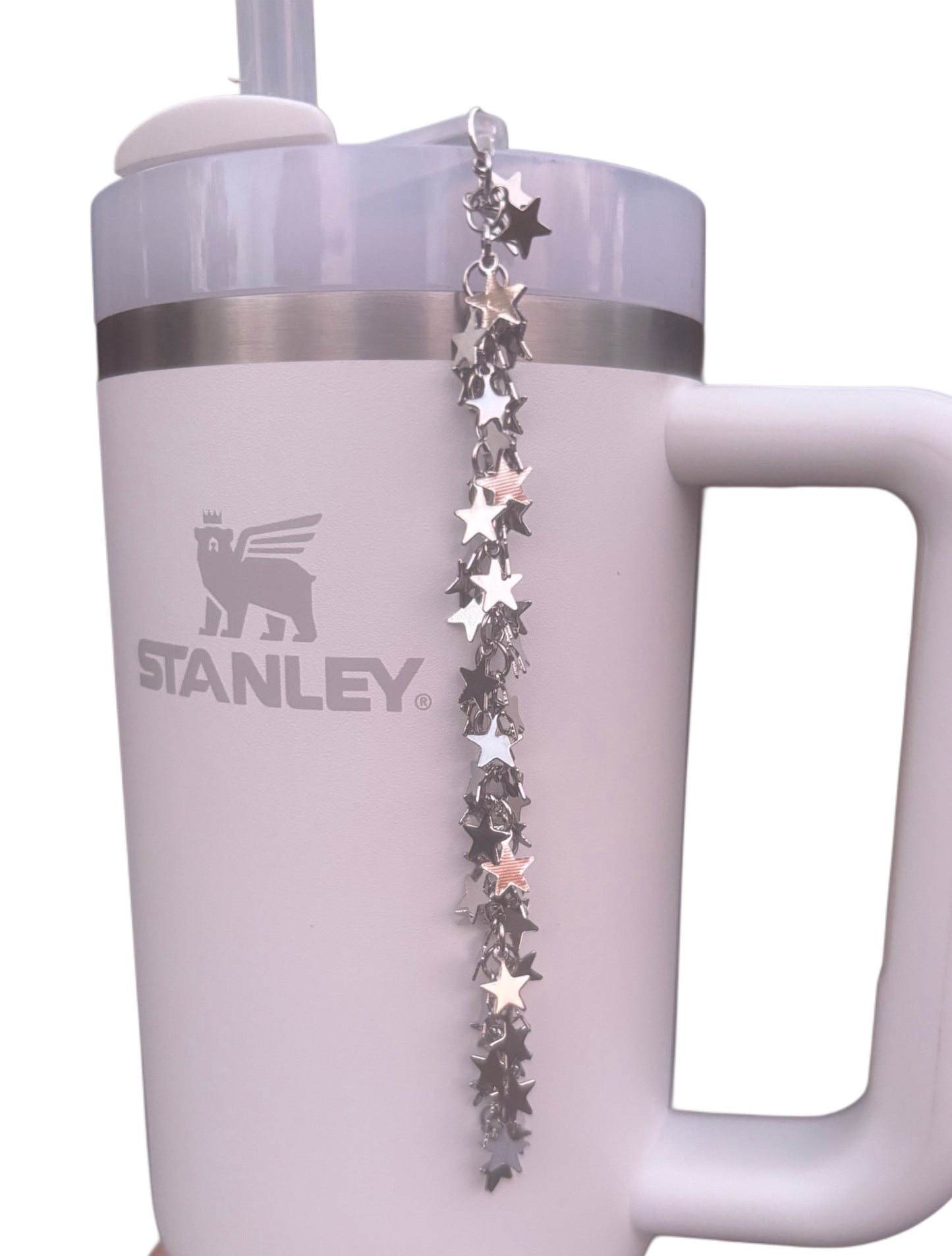 Bouchon de paille Dripping Stars Argent