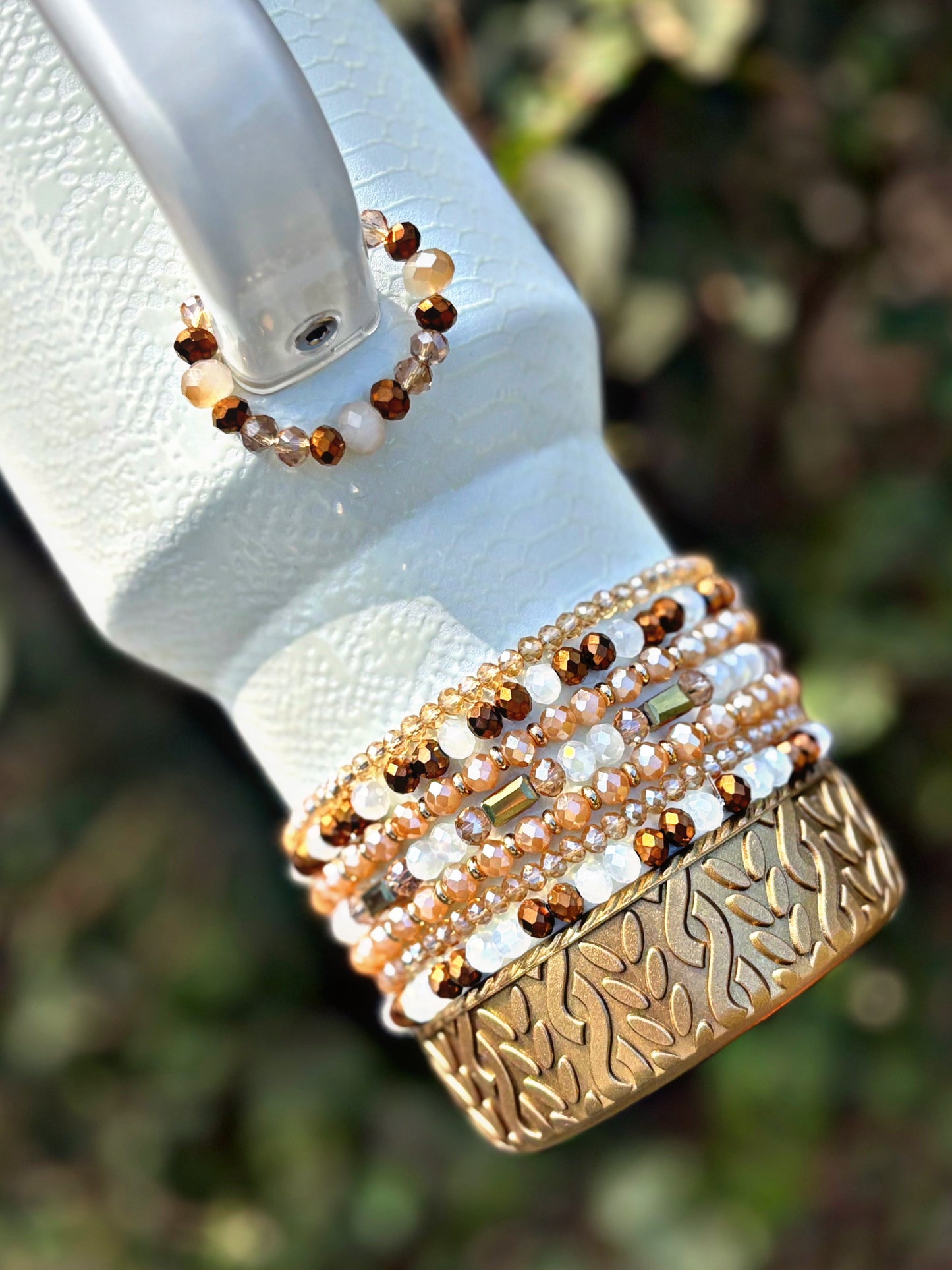 Luxe Snake White Accessories