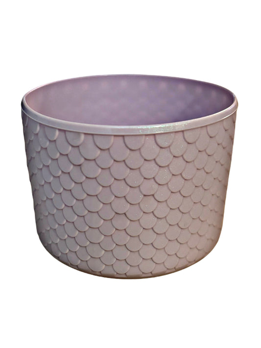 Botte en silicone Owala à écailles de sirène lilas scintillantes