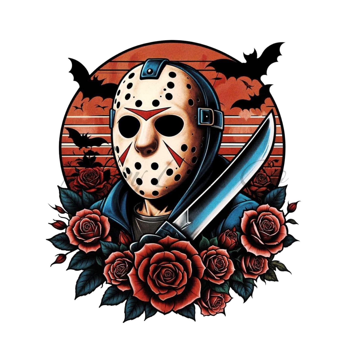 Aimant pour gobelet d'Halloween Jason