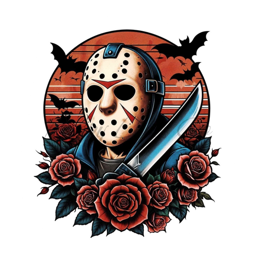 Aimant pour gobelet d'Halloween Jason