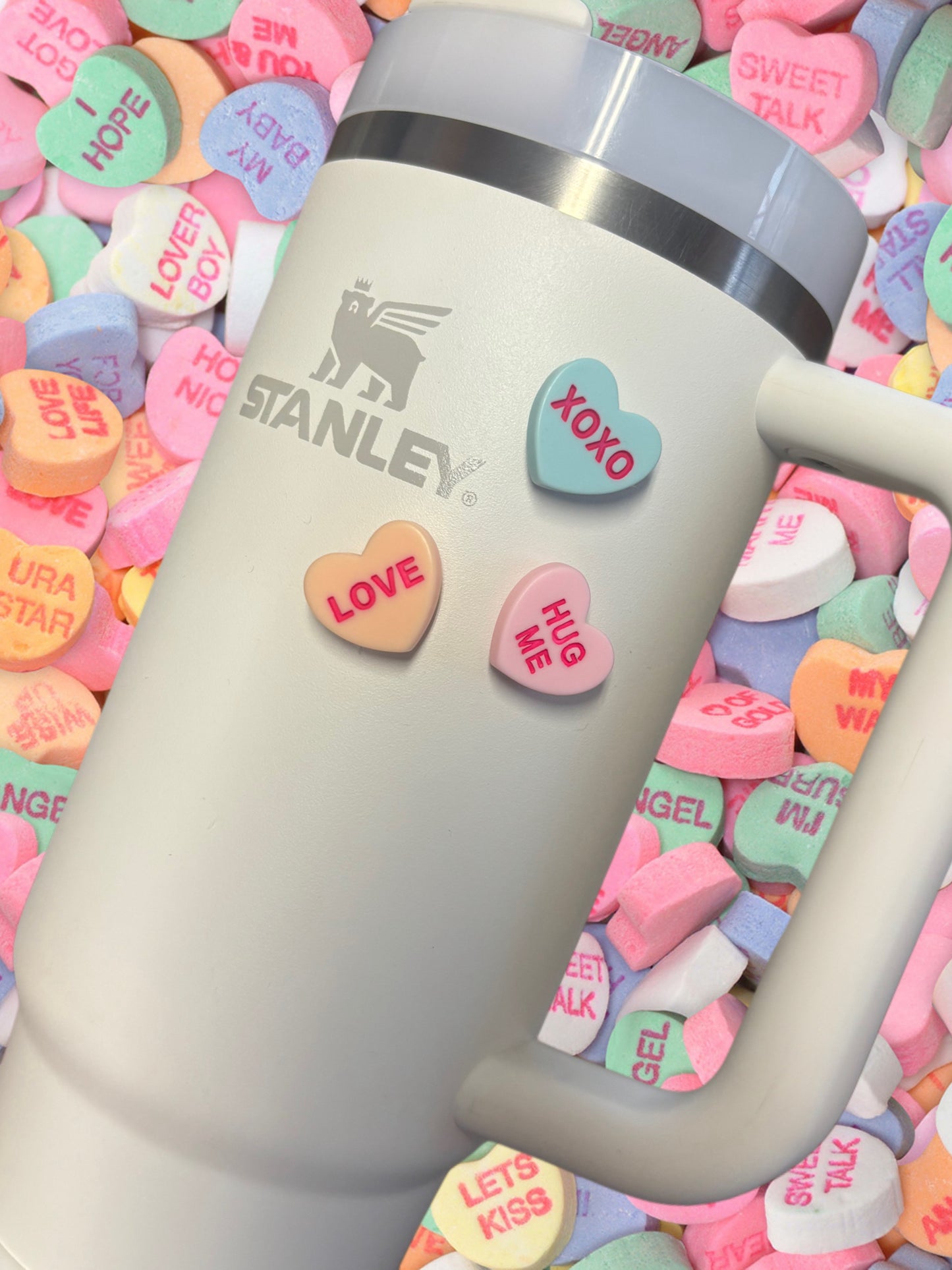 Conversation Hearts Magnets 3pack colors and sayings WILL vary