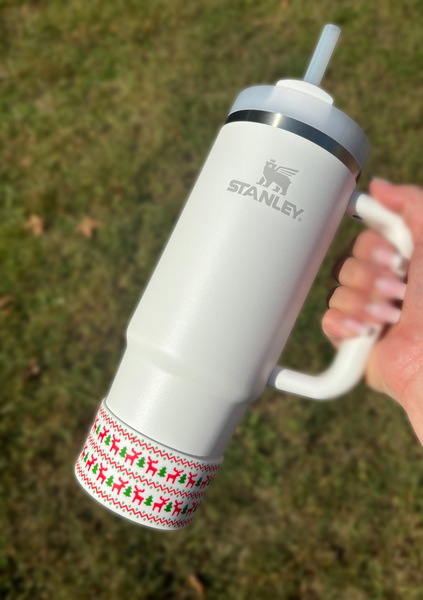 Pull de Noël en silicone. Accessoires pour tasses