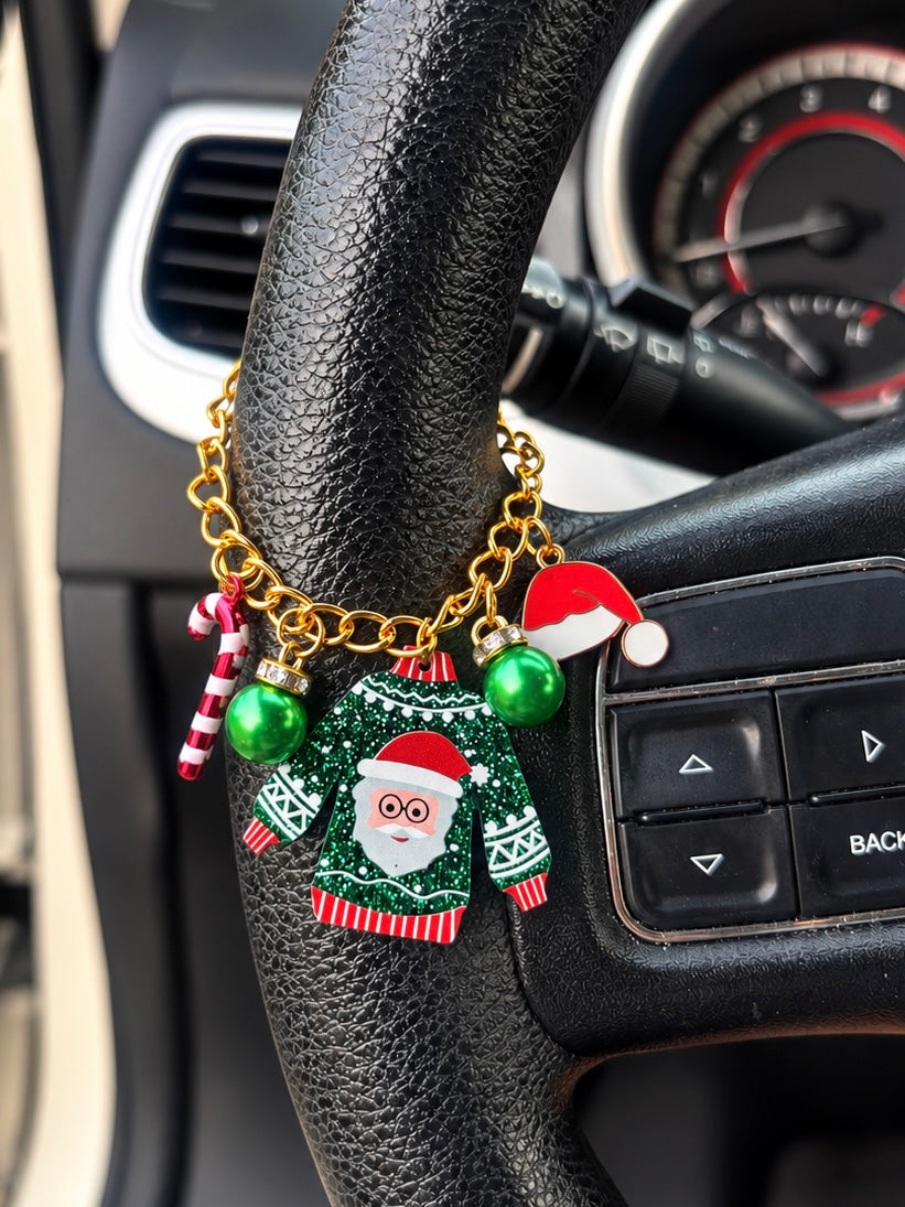 Santa Sweater~Car Charm AKA Roadies