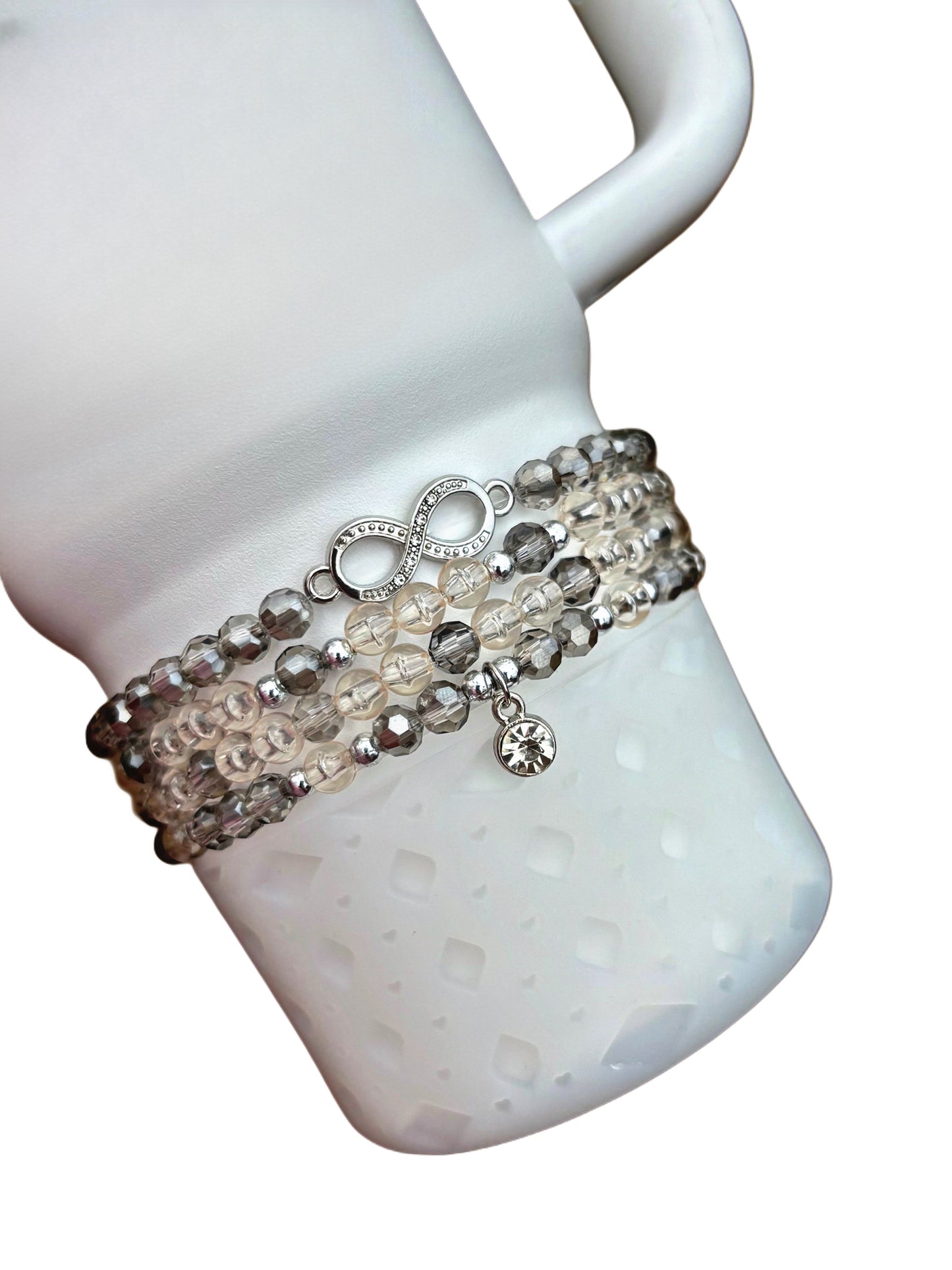Sage Grey Cup Bracelets