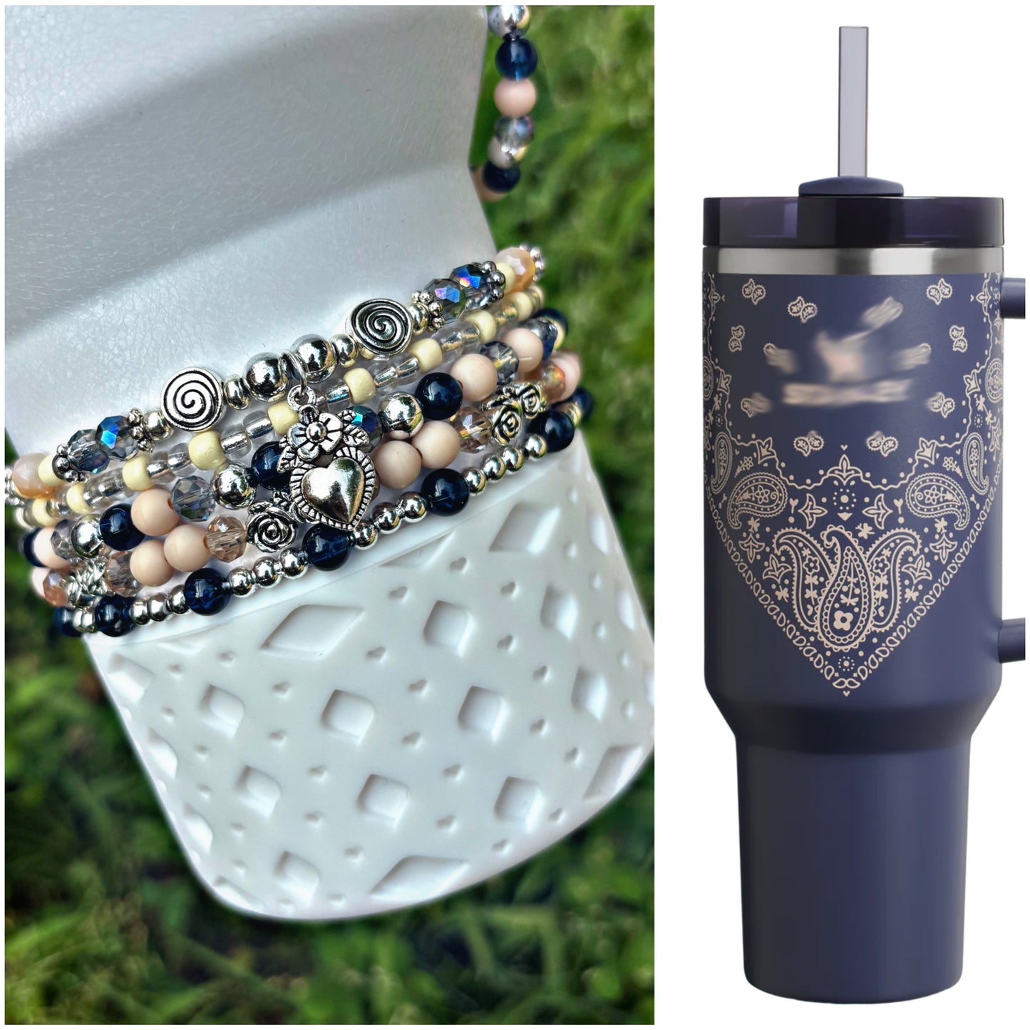 Blue Corn Paisley Accessories