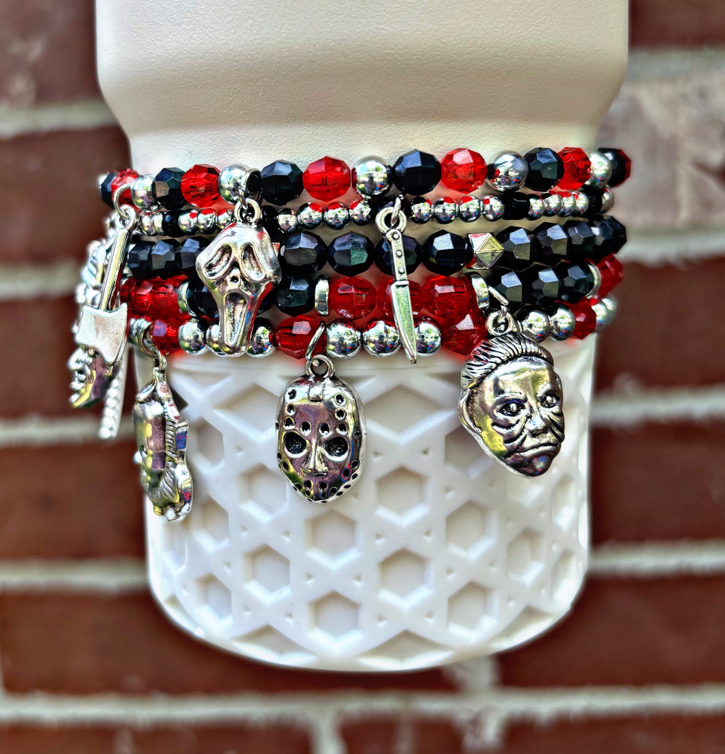 Bracelets à breloques d'Halloween pour garçons d'automne Accessoires de la Coupe Stanley