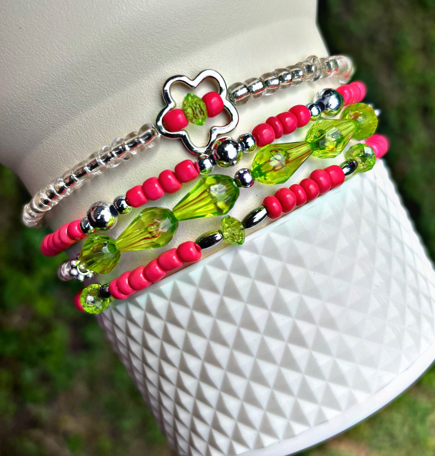 Bracelets coupe d'hibiscus