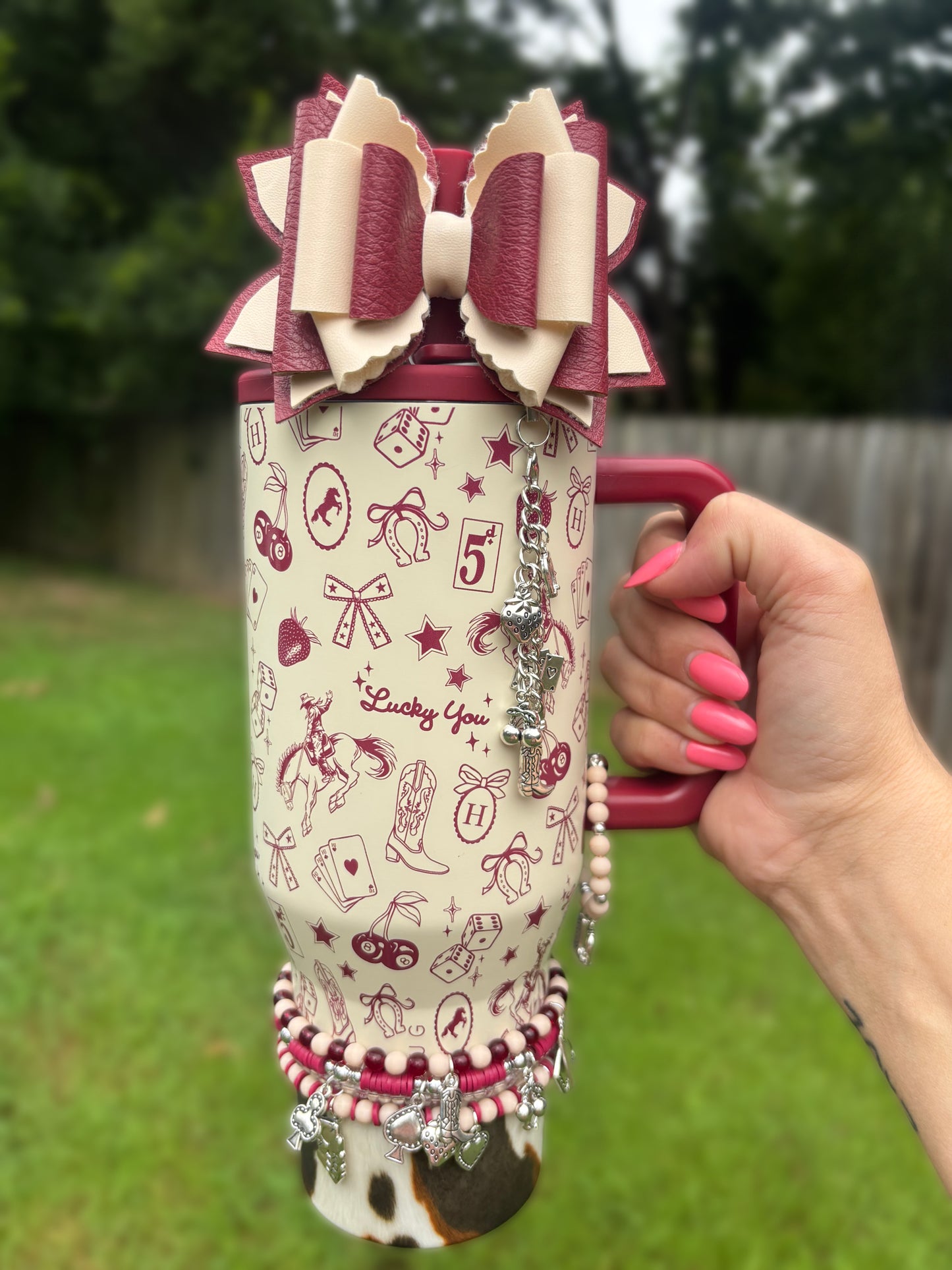 Western Charm Bow (Works with 10mm straw & Protour or HJ Spout)