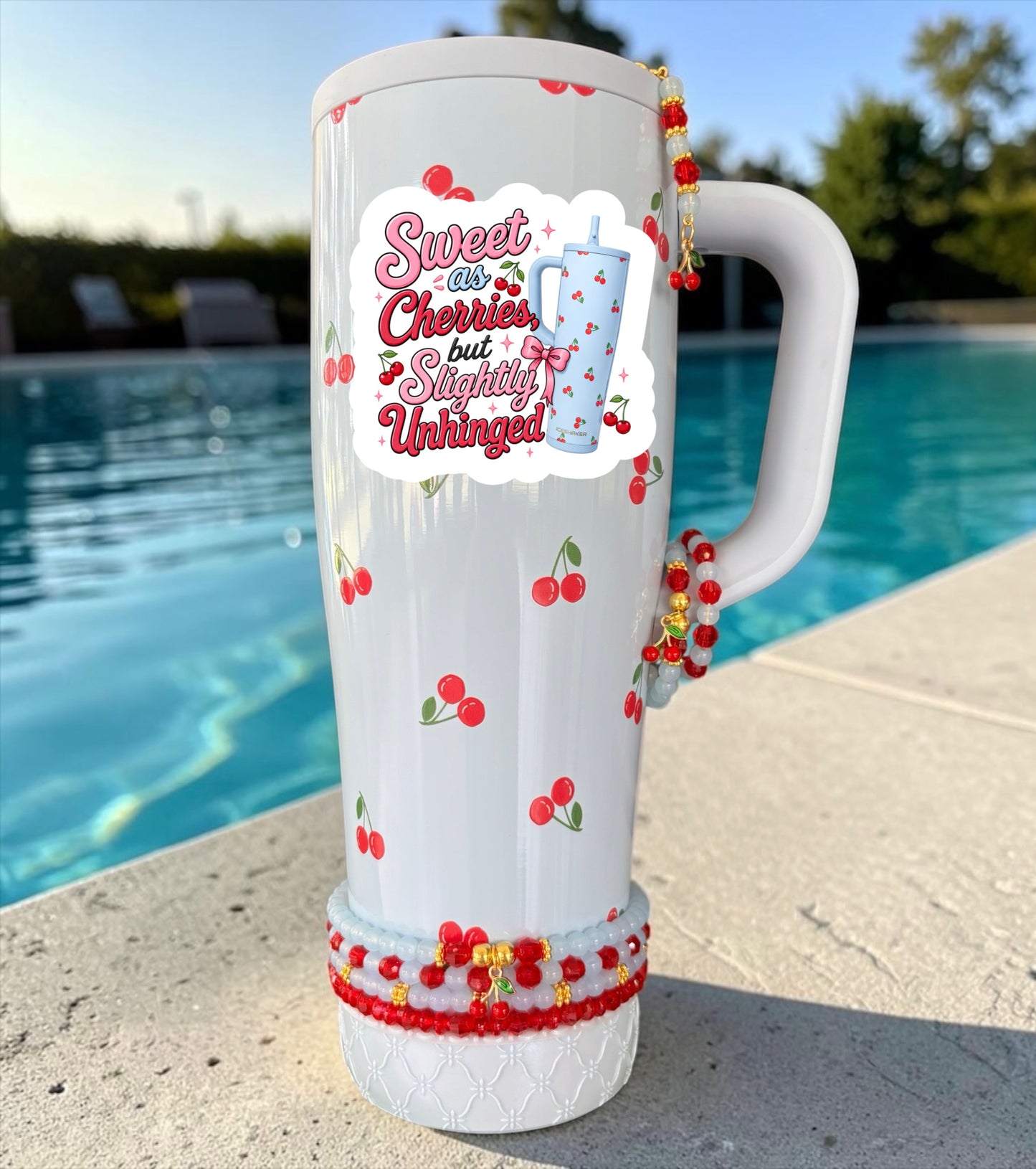 Cherry Ice Shaker Magnetic Handle Charm