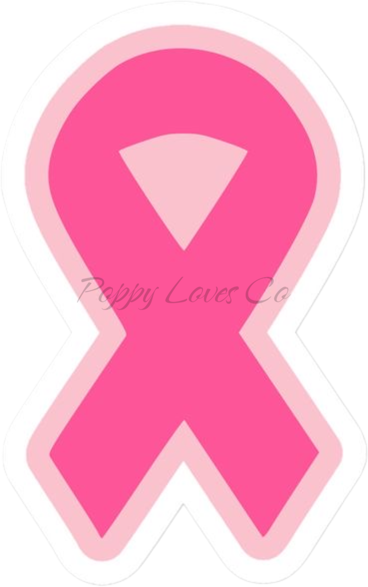 Aimant pour gobelet avec ruban rose contre le cancer du sein