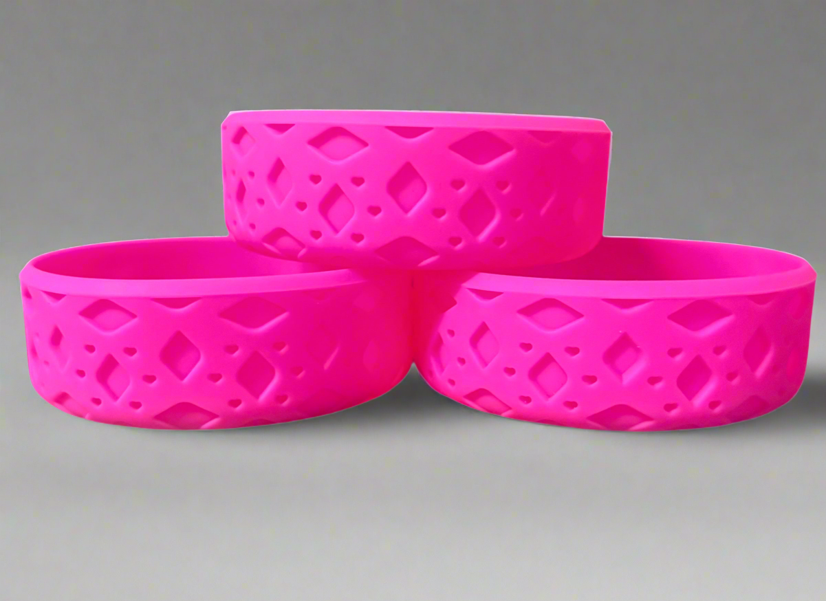 Tu me vois ? Rose vif || La Popette || Botte courte en silicone