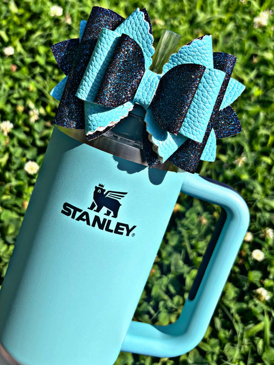 Agave Blue Bow (Works with 10mm Straw & ProTour Spout!)