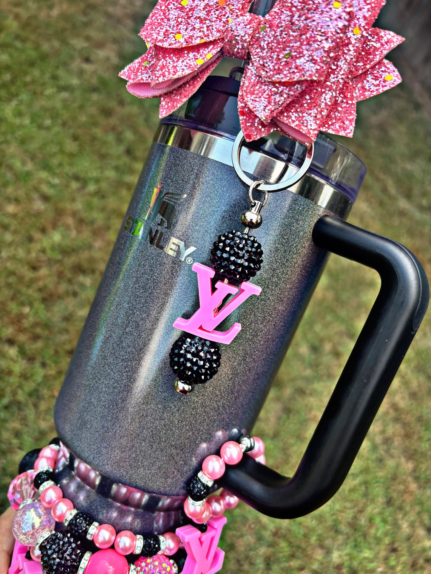Pink & Black Designer Inspired Accessories