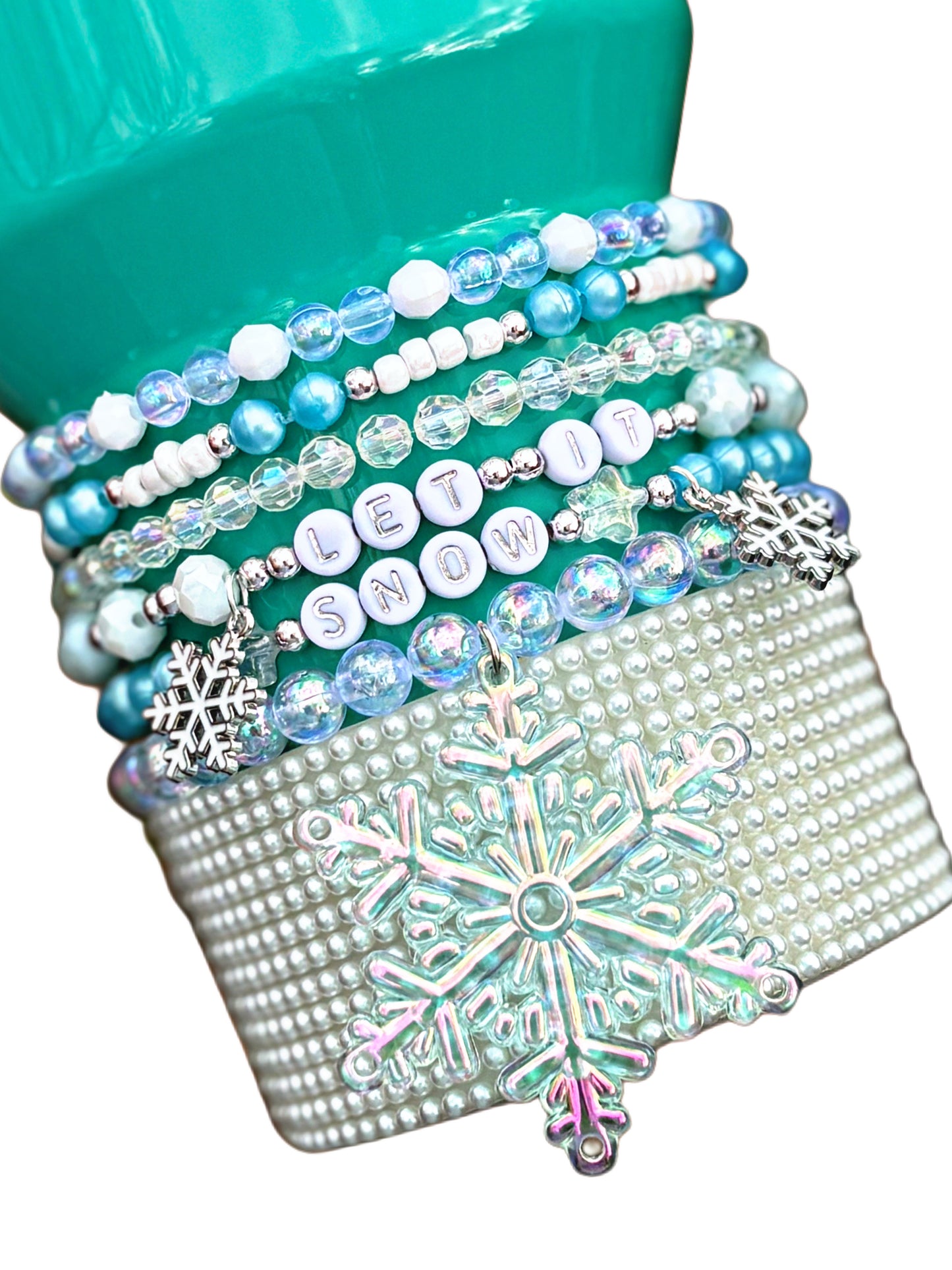 Let it Snow XL Cup Bracelets