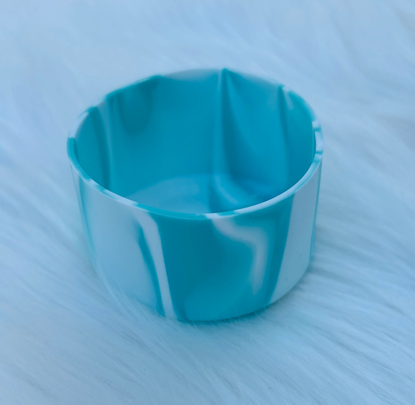 Botte en silicone Tiffany Blue Swirl