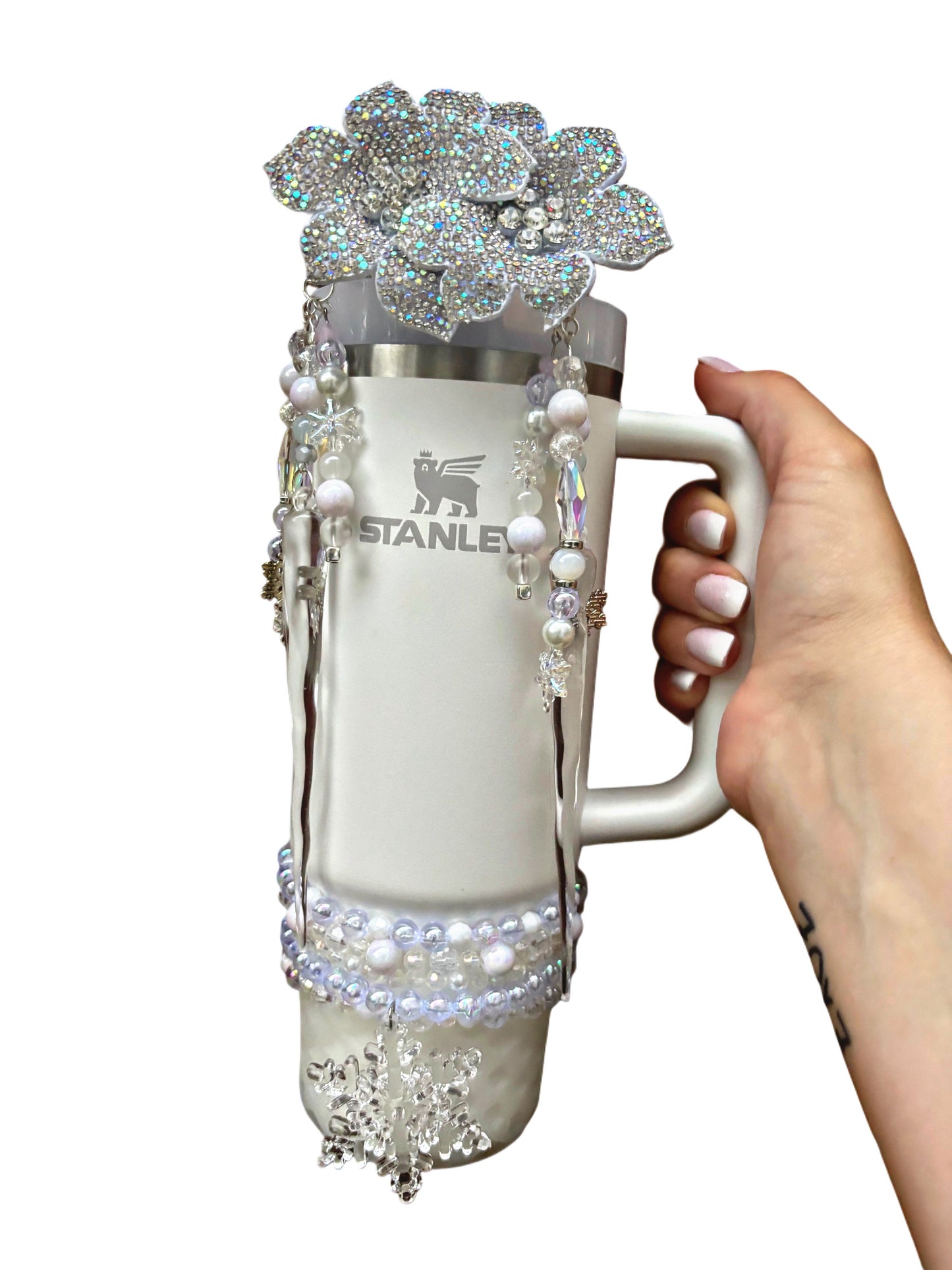 Nœud papillon en paille Ice Queen XL
